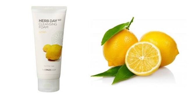 Sữa rửa mặt Herb Day 365 Lemon Cleansing Foam