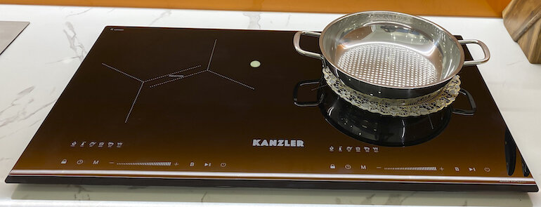 Bếp từ Kanzler ka-620ii có nhiều chế độ nấu nướng như ninh, hầm, nấu, xào, chiên rán…