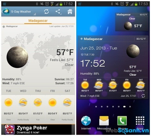 Android Weather Widget