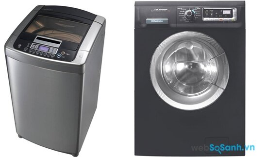 LG WFD1617DD và Electrolux EWF10831G (nguồn: internet)