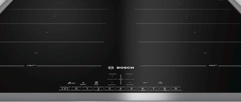 Bếp từ Bosch PXX645FC1E Serie 6 được trang bị nhiều tính năng mang lại cho người dùng sự thuận tiện.