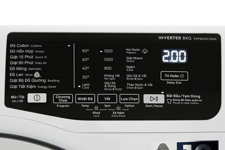 máy giặt electrolux 8kg