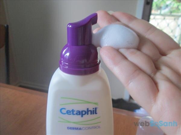 sữa rửa mặt Cetaphil màu tím - Cetaphil Dermacontrol Oil Control Foam Wash