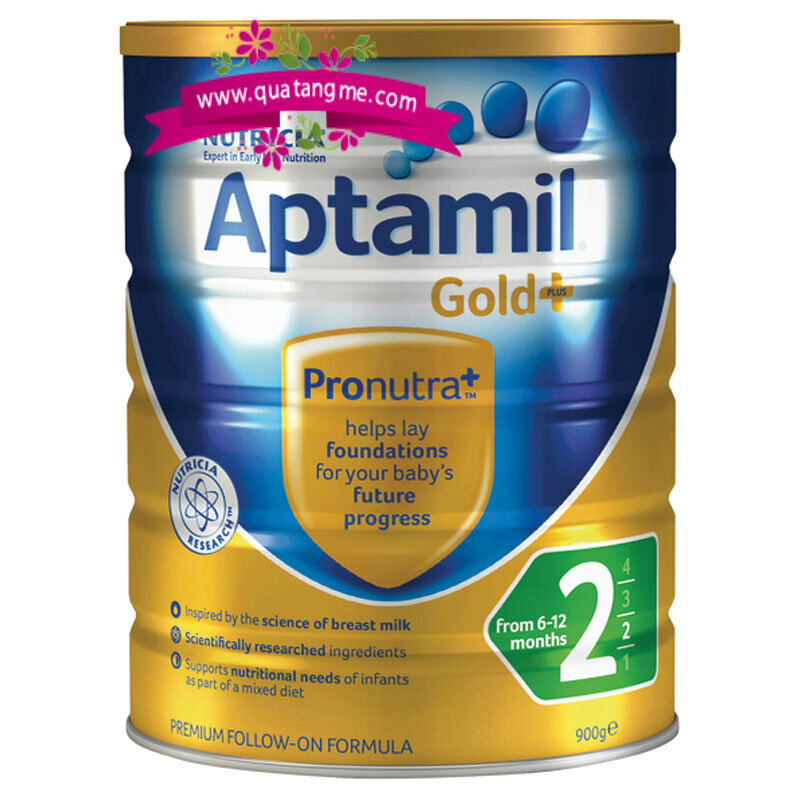 Sữa bột Aptamil Gold 2 - hộp 900g (dành cho trẻ từ 6 - 12 tháng)