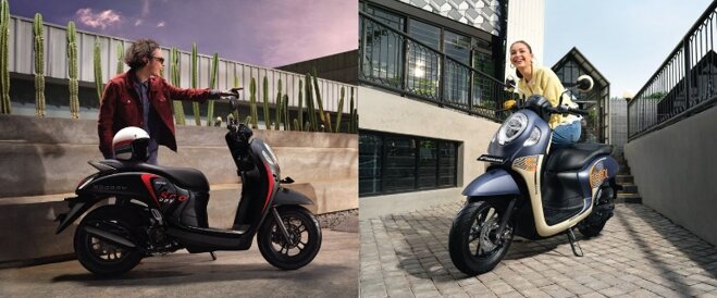 So sánh Honda Scoopy nhập Thái và Indonesia.