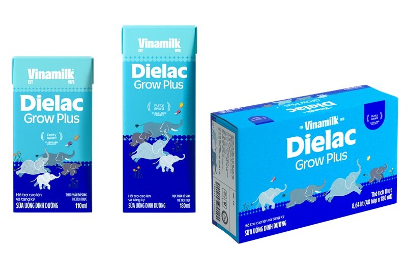 Sữa Dielac Grow Plus Xanh mới là 