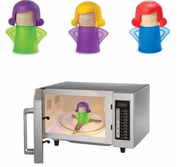 Vệ sinh lò vi sóng với Angry Mama Microwave Cleaner