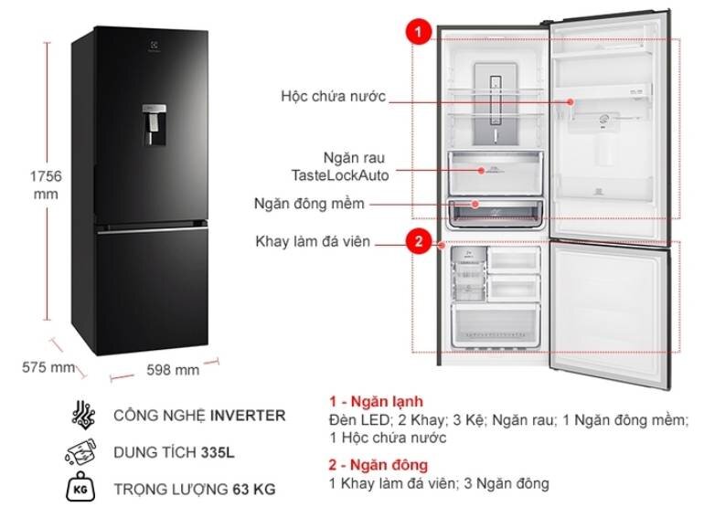 Tủ lạnh Electrolux