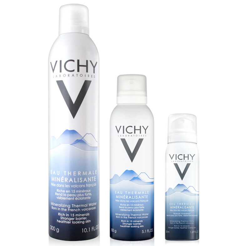 Nước xịt khoáng Vichy được thiết kế có hình trụ tròn, vỏ bằng chất liệu nhôm cứng cáp và rất chắc chắn.