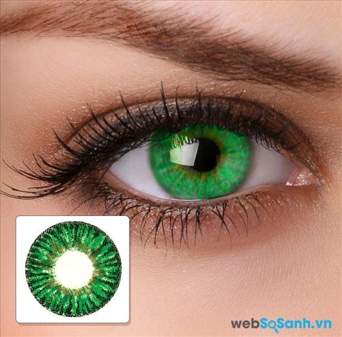 Kính áp tròng có thể tạo màu cho mắt