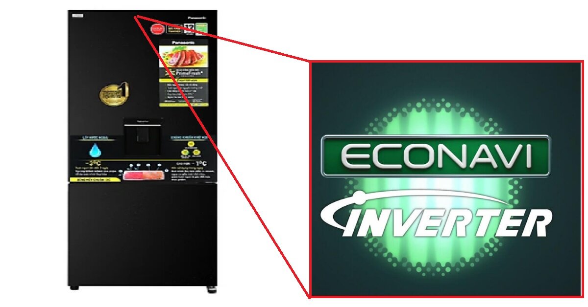 5 lý do chức năng Econavi không hoạt động - đèn Econavi tủ lạnh Panasonic không sáng