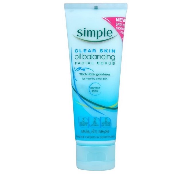 Tẩy tế bào chết Simple Oil Balancing Facial Scrub