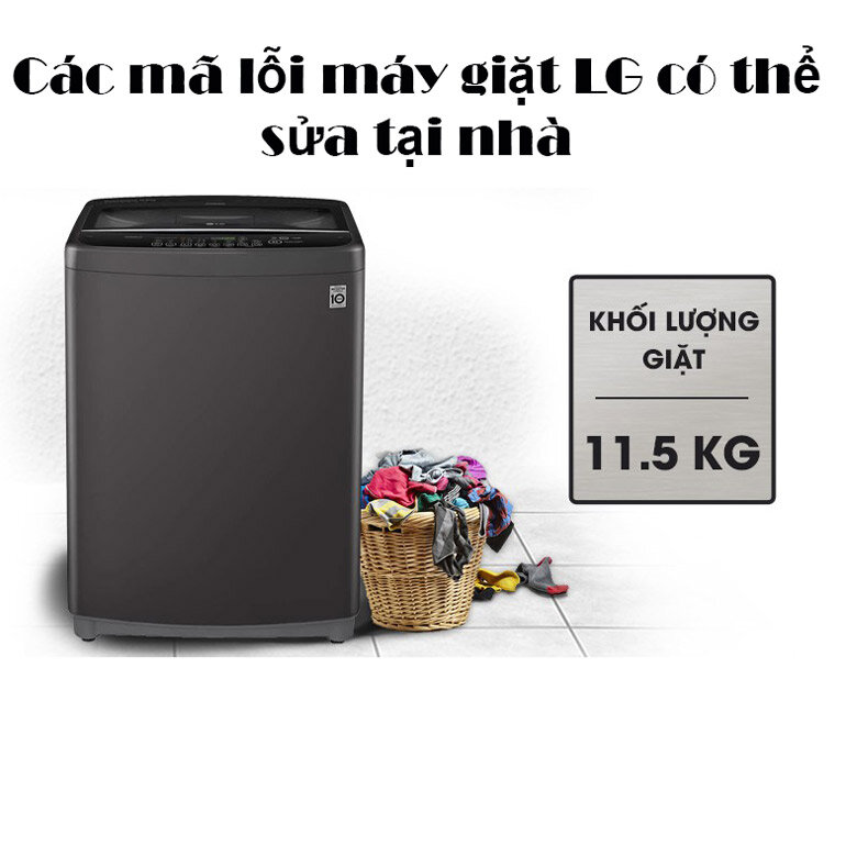 Các mã lỗi máy giặt T2351VSAB của LG cửa trên