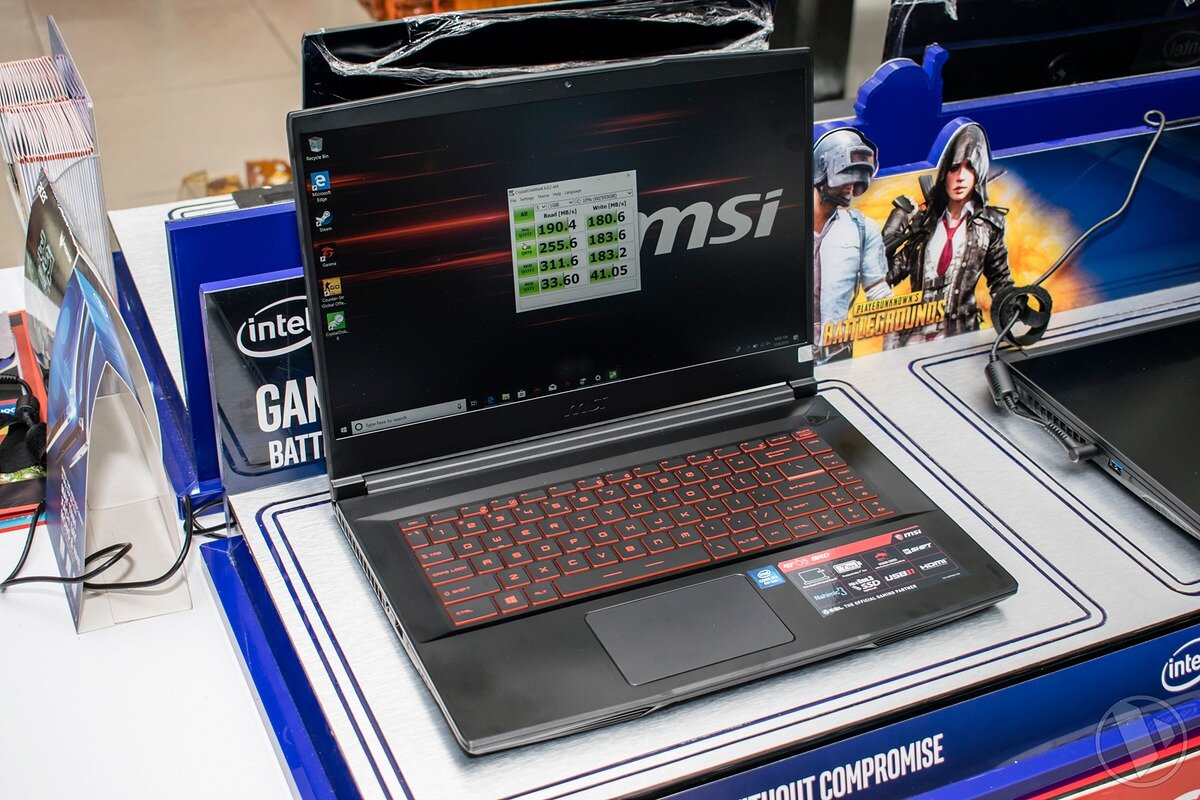 Laptop gaming mỏng nhẹ MSI GF63 Thin 9RC 273VN