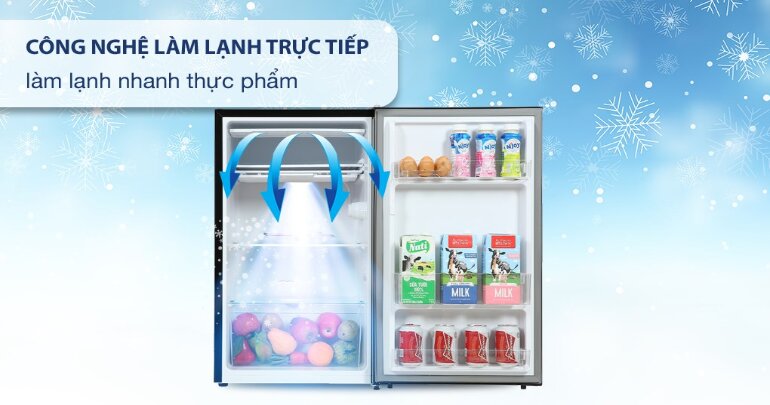 Được trang bị tính năng tiết kiệm điện năng và khả năng làm lạnh nhanh