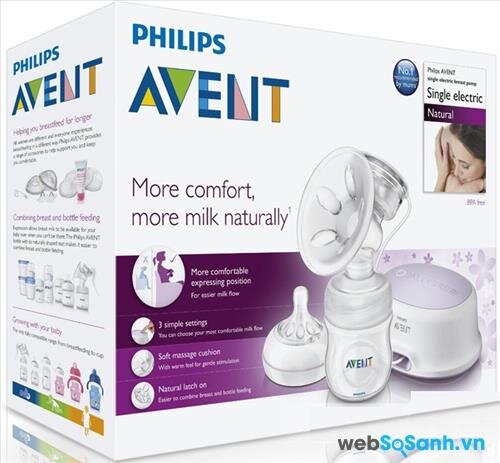 Máy hút sữa đơn bằng điện Philips AVENT