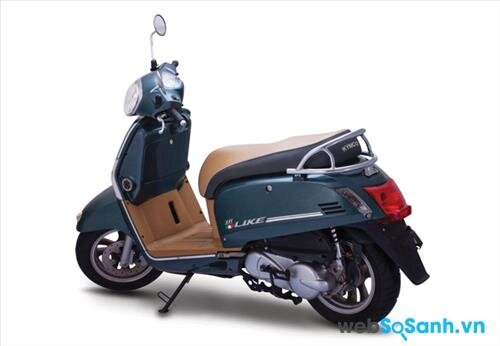 Xe máy Kymco Like Fi 125 có được sự đầm chắc và mạnh mẽ cần thiết