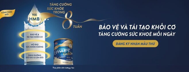 Uống sữa Ensure cho người gầy