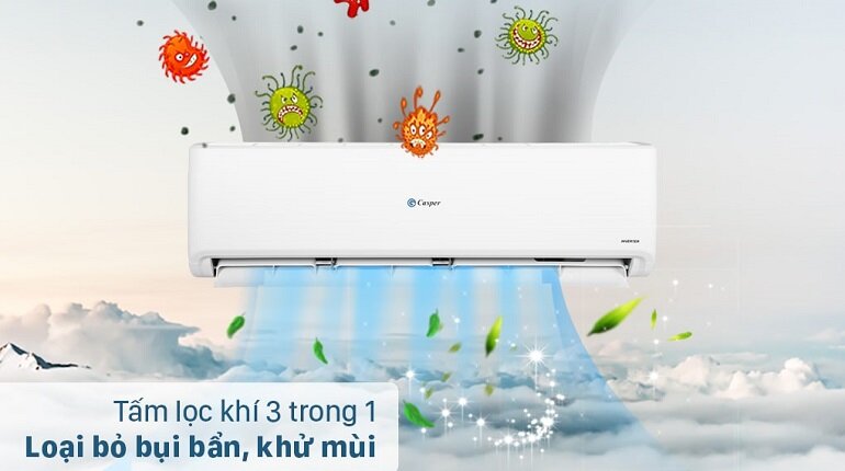 Điều hòa Casper Inverter 24000 BTU GC-24IS32 có tốt không?Giá bao nhiêu?