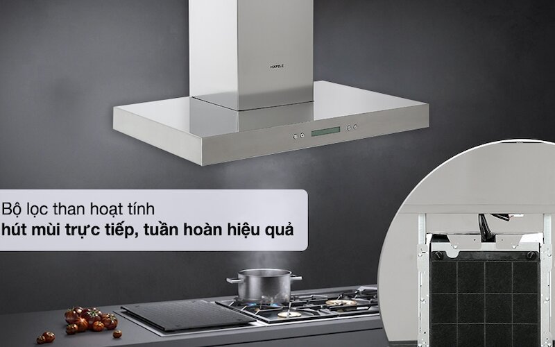 Máy hút mùi Hafele HH-WI70C thiết kế sang trọng, công suất mạnh mẽ