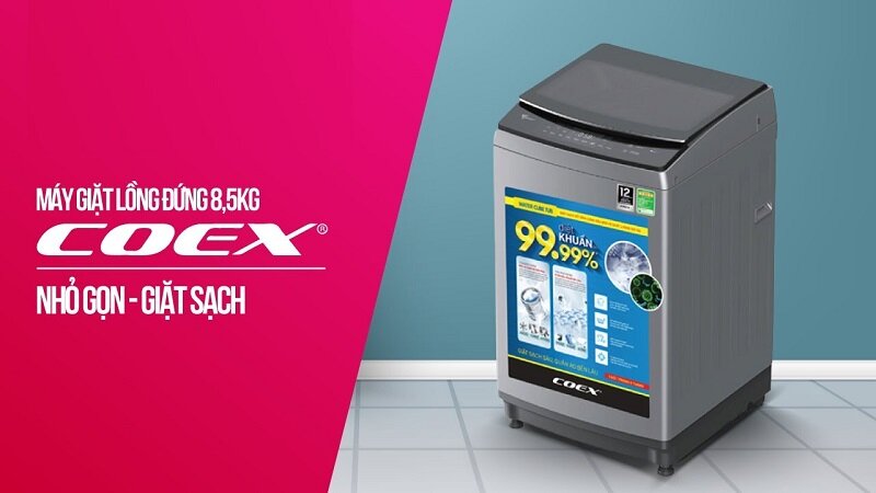 Máy giặt lồng đứng Coex 8.5kg TW-80CW1407IGB