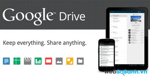 Công cụ lưu trữ của Google luôn có sẵn trên các thiết bị Android
