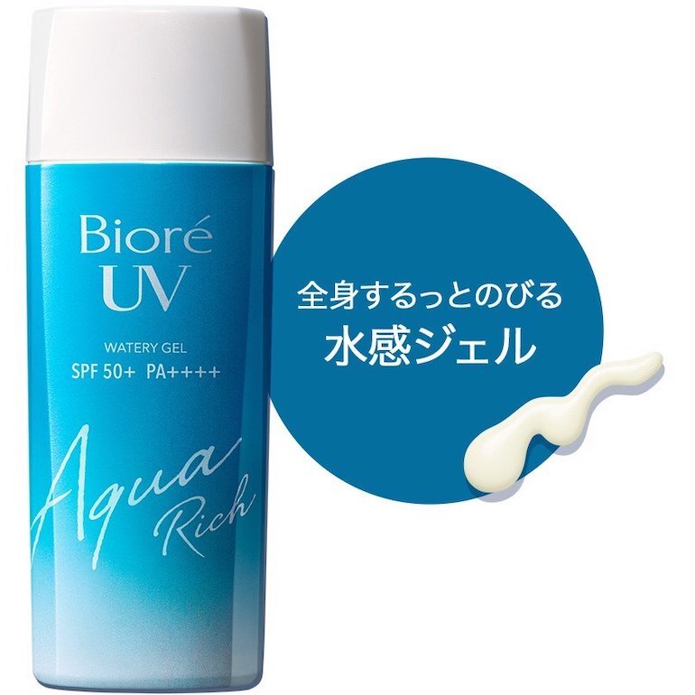Giới thiệu sản phẩm gel chống nắng Biore UV Aqua Rich Watery Gel SPF50+/PA++++.