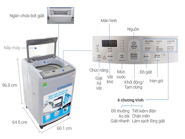 may giat 9kg sámusng