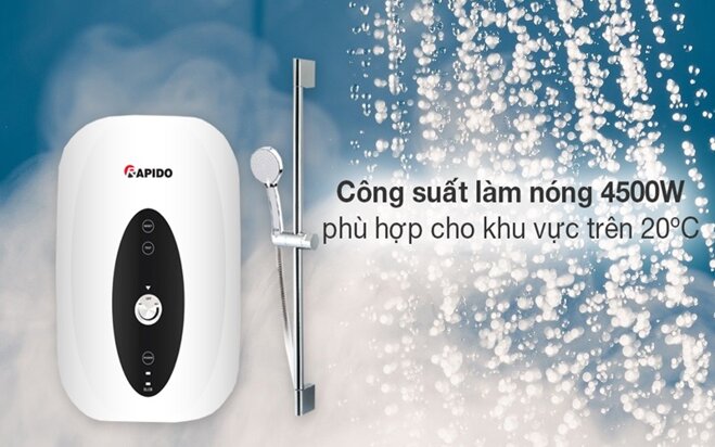 Ưu nhược điểm của máy nước nóng Rapido Sonne - Sn4.5