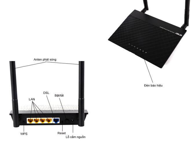 Modem cáp quang ASUS RT AC68U 