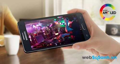 Samsung luôn sử dụng màn hình Super Amoled cho các mẫu điện thoại của mình