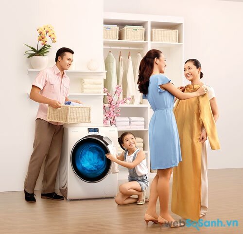 Electrolux EWF8576 phù hợp với những gia đình từ 3 đến 4 người (nguồn: internet)