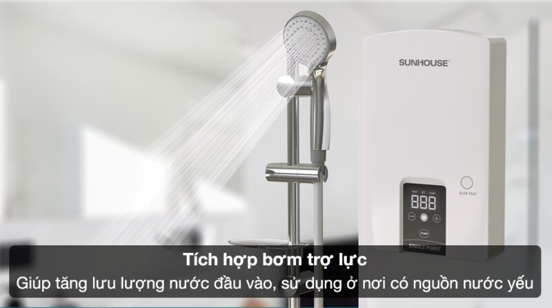 Máy nước nóng trực tiếp Sunhouse SHA-9453EP 4500W: 5 ưu điểm nổi bật!