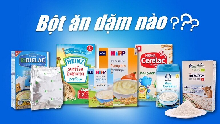 Bột ăn dặm nào tốt nhất cho bé 5 tháng tuổi là thắc mắc của rất nhiều mẹ