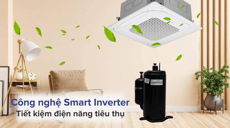 điều hòa âm trần LG Inverter 5 HP ZTNQ48GMLA0