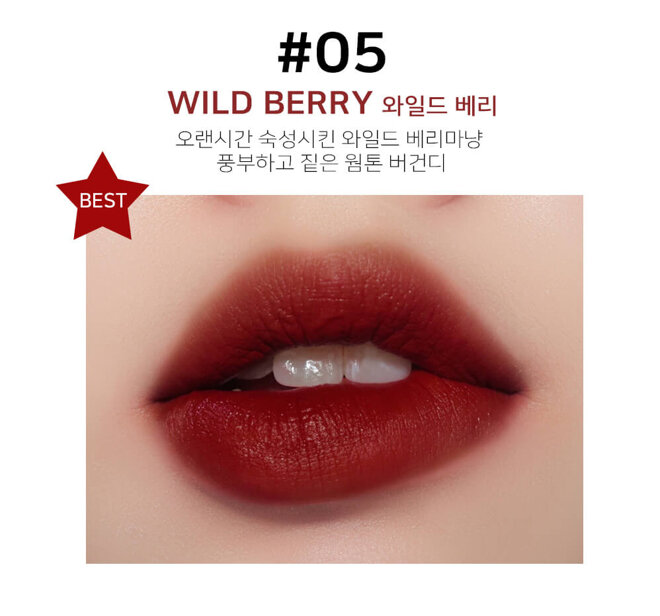 Bảng màu son kem Dearmay Breeze Velvet Lip Tint Version Girl Limited