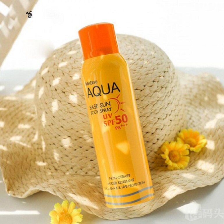 Kem Chống Nắng dạng xịt Mistine Aqua Base Sun Body Spray