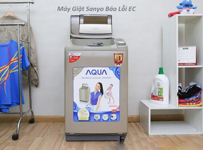 Máy giặt Sanyo gặp lỗi EC