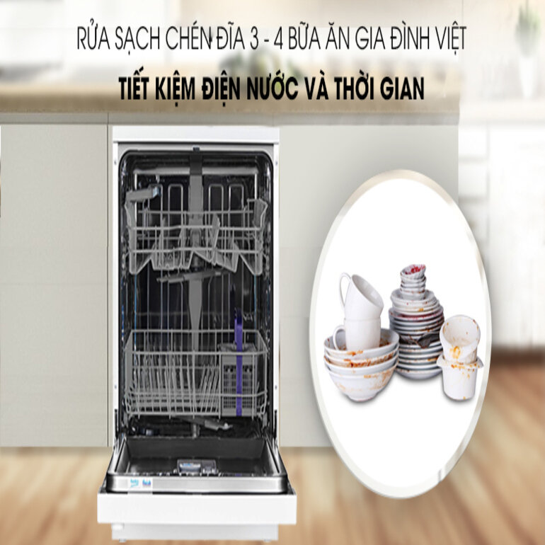 Máy rửa bát Beko DTC36810W