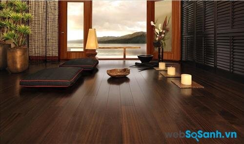 Sàn gỗ truyền thống nên chọn tông màu trầm