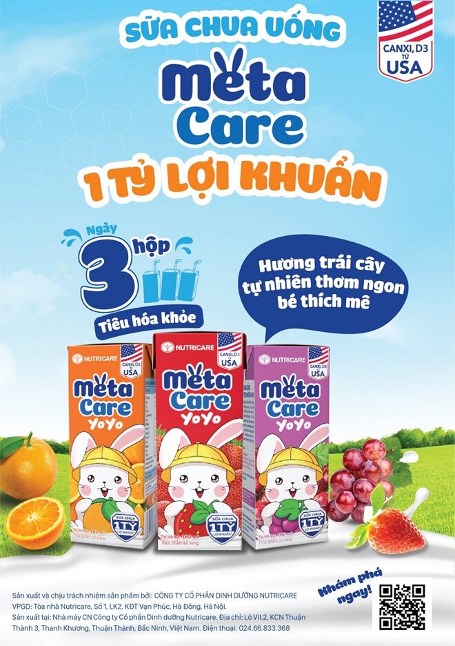 Cách sử dụng sữa chua uống Metacare hiệu quả