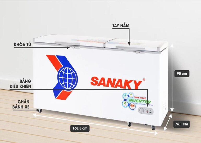 Tủ đông lạnh Sanaky VH-6699W3