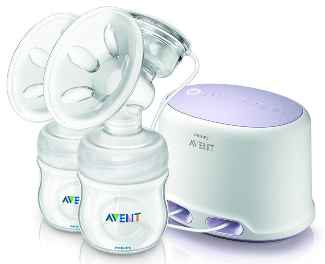 Máy hút đôi chạy điện Philips Avent cho hiệu suất hút sữa cao hơn nhiều lần máy đơn 