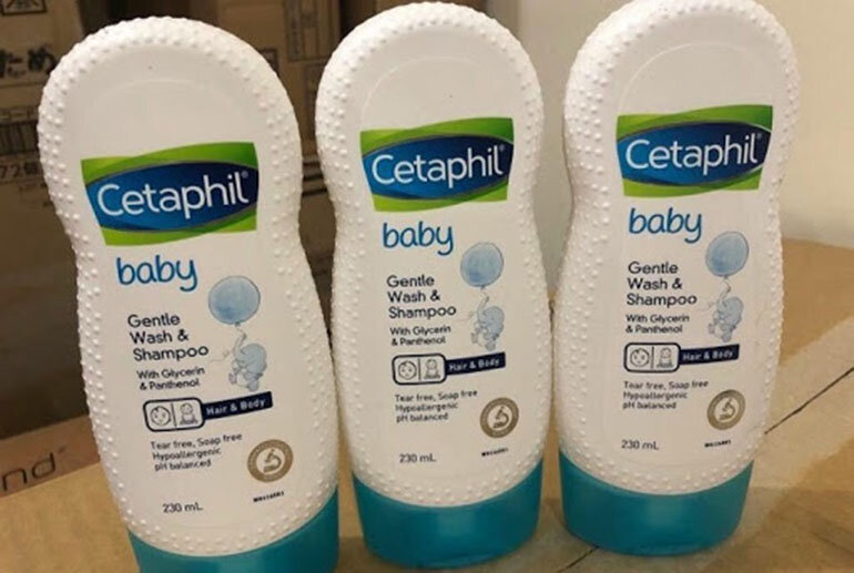 Sữa tắm trị rôm sảy Cetaphil