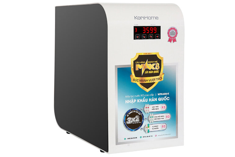 Máy lọc nước âm tủ bếp Korihome WPK-606-K