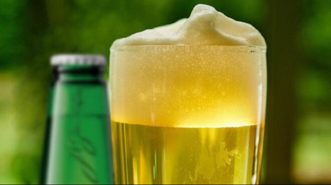 Nồng độ bia Carlsberg chưa tới 5%