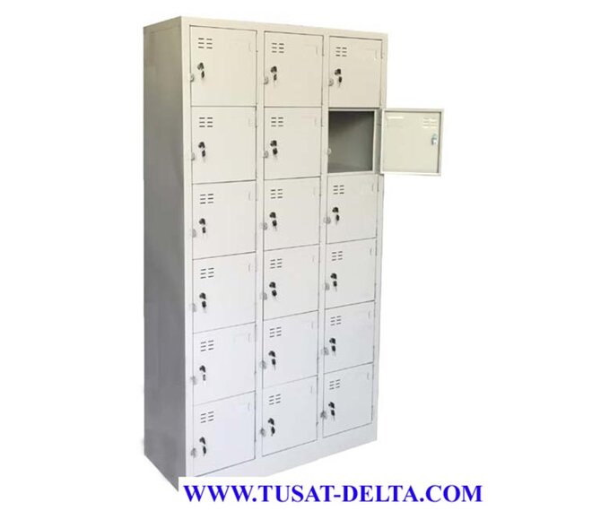 Tủ sắt locker 18 ngăn