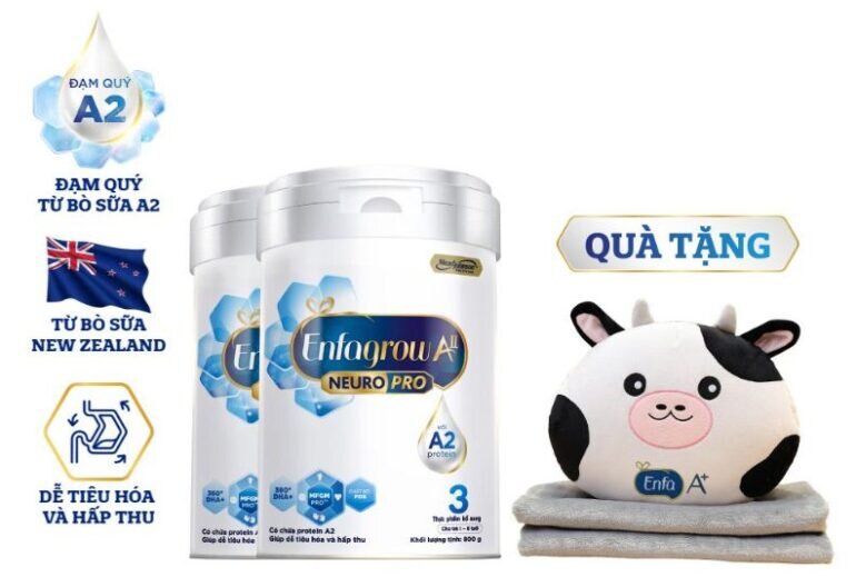 Công dụng nổi bật của sữa Enfamil A2 Neuropro 3 cho trẻ 1-6 tuổi