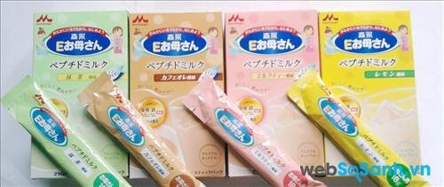 Sữa bầu Morinaga có 4 hương vị khác nhau để mẹ bầu lựa chọn