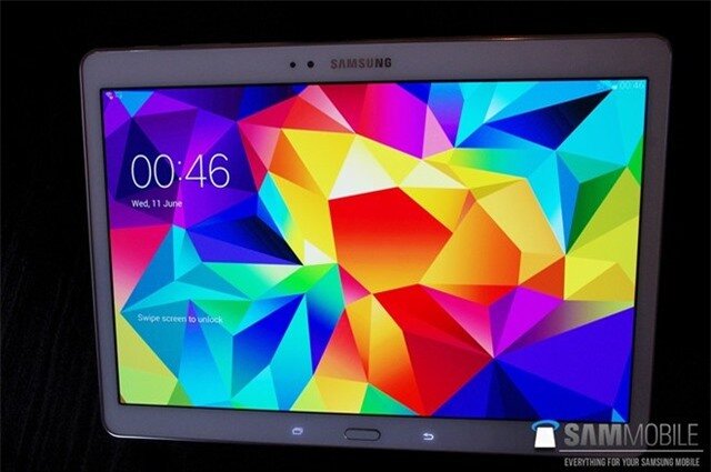 Lộ ảnh thực tế tablet Galaxy Tab S 10.5 trước ngày ra mắt